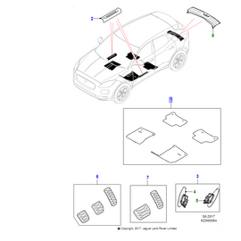 Jaguar Serie Di Tappetini J9C6803PVJ