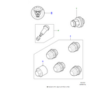 JAGUAR STEMMA RUOTA J9C1276