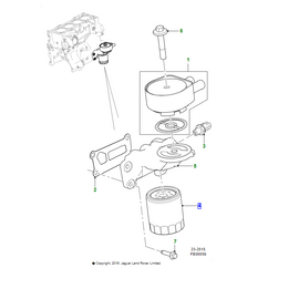 Jaguar Filtro dell'olio	C2Z21964